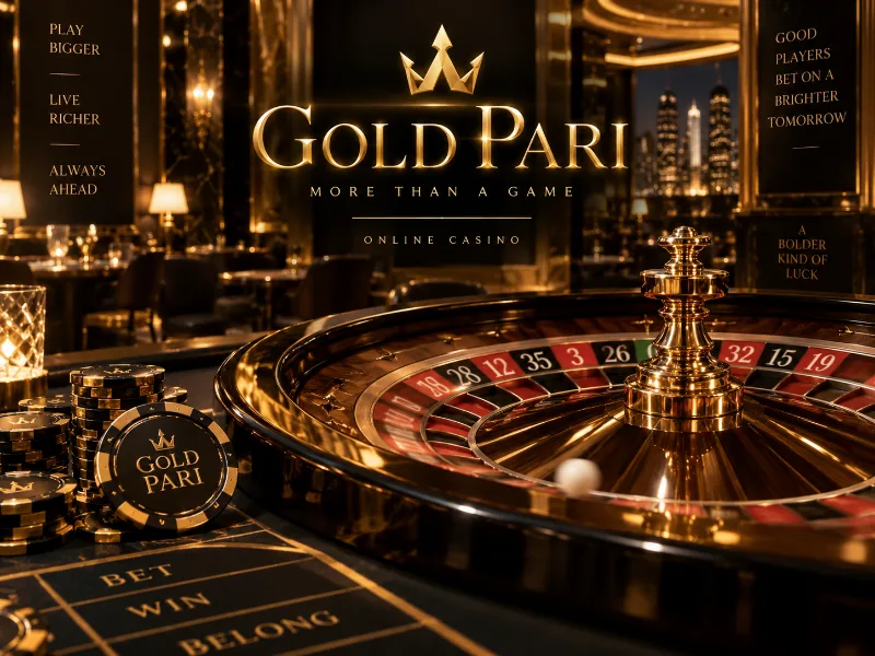 GoldPari live casino dealer table